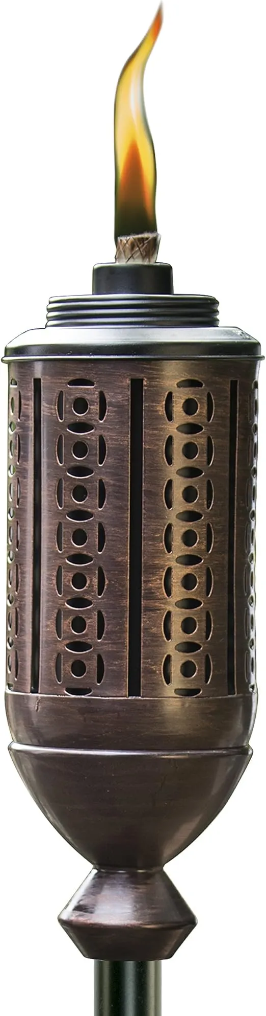 TIKI Brand 65-Inch Cabos Metal Torch, Bronze, 1117018