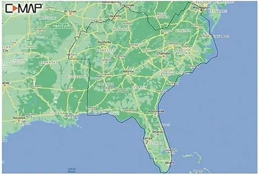 C-MAP Reveal Lake Charts for Marine GPS Navigation with Shaded Relief, Hi-Res Bathymetry, Vectors, Custom Depth Shading
