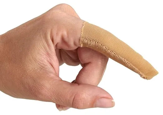 Rolyan Digit Finger Sleeve, Small, 18" Long, Covers 6-9 Digits, Cut to Desired Length, Provides Even Compression, Conforms to Finger Shape for User Comfort, Controls Edema & Hypertrophic Scarring