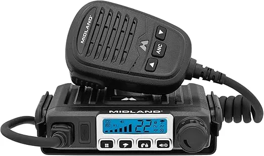 Midland – MXT115 - 15 Watt GMRS MicroMobile Two Way Trails Radio - Off Roading Outdoor RZR Farm - 8 Repeater Channels Extended Range - External Magnetic Mount Antenna - NOAA Weather Alerts