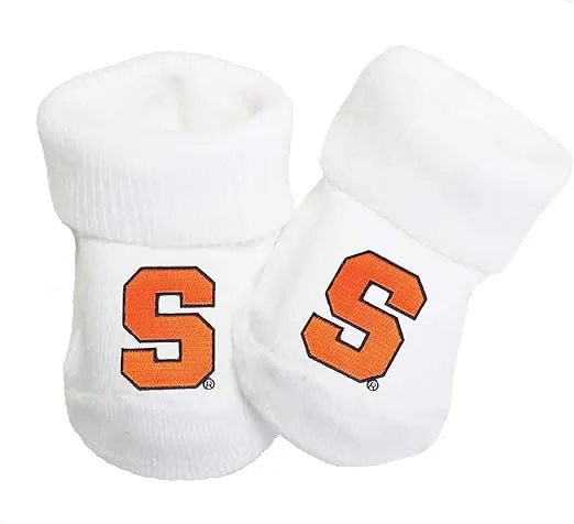 Syracuse Orange Baby Toe Bootie Socks