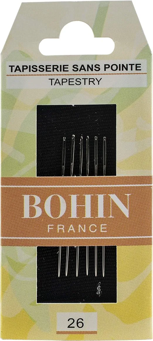 Bohin Tapestry Hand Needles-Size 26 6/Pkg