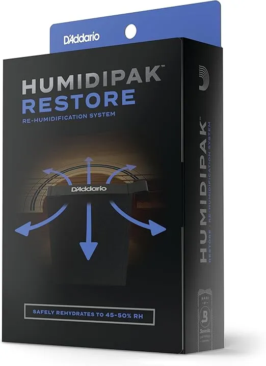 D'Addario Humidifier Humidipak Restore Kit-Automatic Guitar Humidification Conditioning System (PW-HPK-03)