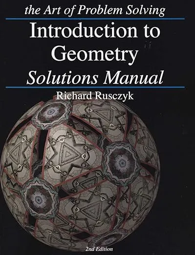 Art of Problem Solving Introduction to Geometry Textbook and Solutions Manual 2-Book Set