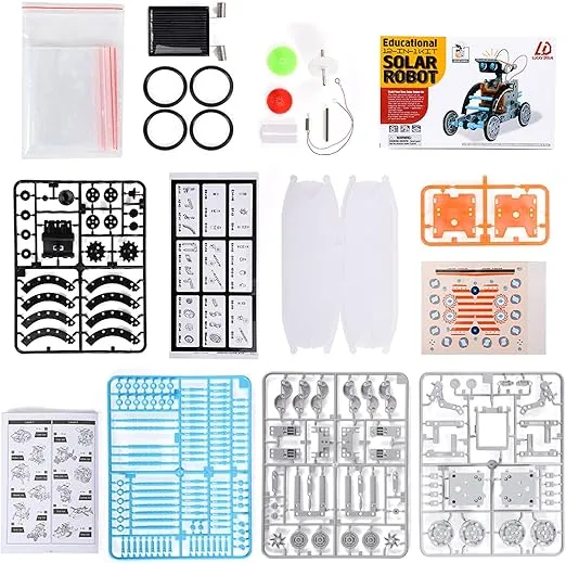 Lucky Doug Toys for Ages 8-13, 12-in-1 STEM Solar Robot Kit Toys Gifts for Kids 8 9 10 11 12 13 Years Old, Educational Building Science Experiment Set Birthday for Kids Boys Girls