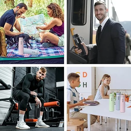 Philips Water GoZero Everyday Insulated Stainless Steel Water Bottle with Philips Everyday Tap Water Filter BPA Free Transform Tap Water into Healthy Tastier Water Keep Drink Hot/Cold, 18.6 oz/32 oz