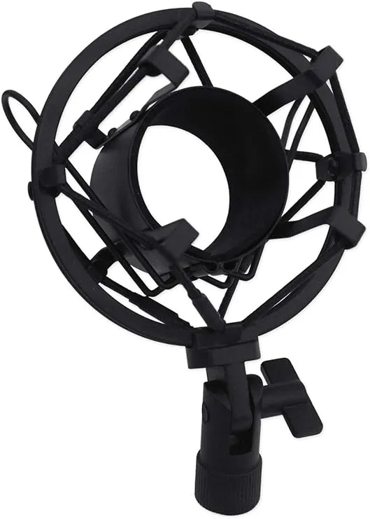 Rockville RCM01 Pro Studio Recording Condenser Microphone Mic+Metal Shock Mount Black