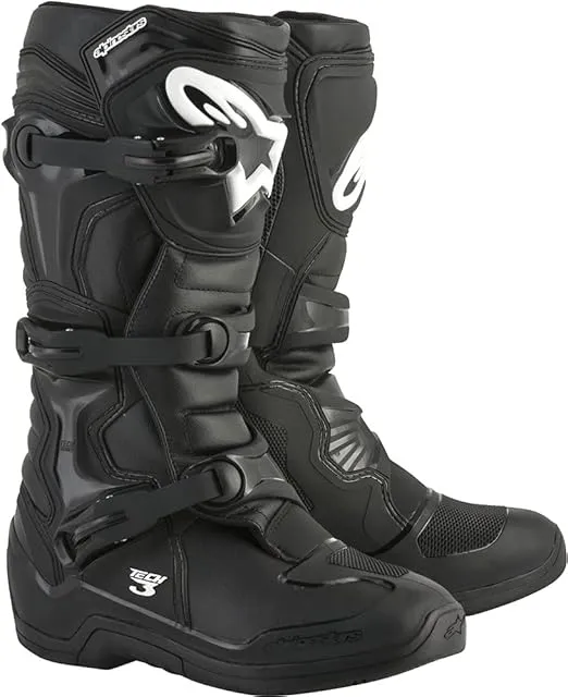 Alpinestars Mens Tech 3 Boots Black Sz 10, Black, 10 US