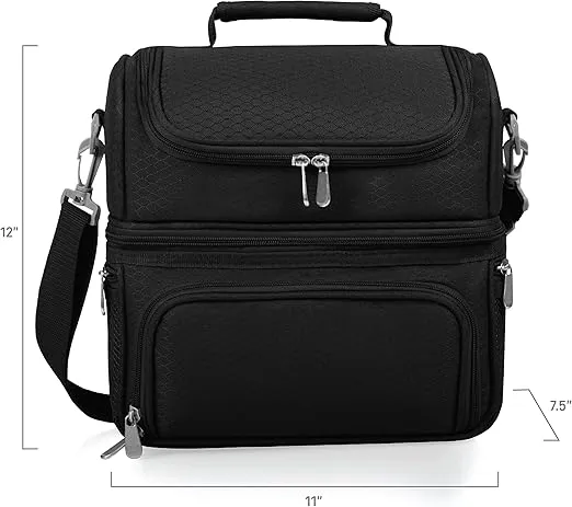PICNIC TIME NFL unisex-adult NFL Pranzo Lunch Bag, Insulated Lunch Box with Picnic Set, Lunch Cooler Bag