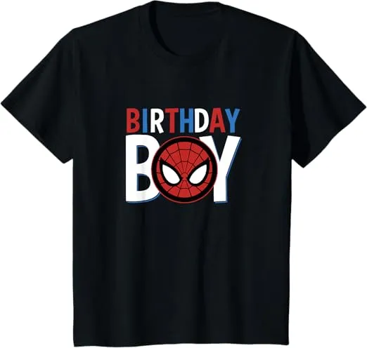 Marvel Universe Classic Spider-Man Super Birthday Boy T-Shirt