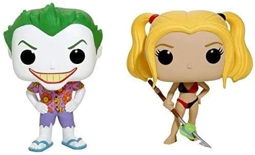 Funko Pop! Heroes The Joker [Beach] & Harley Quinn 2 Pack