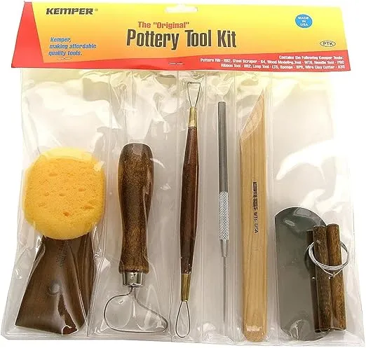 Kemper Pottery Tool Kit Set of 7