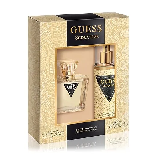 GUESS Seductive Women/Femme Eau de Toilette 2 Piece Gift Set - Perfume Spray 2.5 Fl. Oz. & Fragrance Mist 4.2 Fl. Oz.