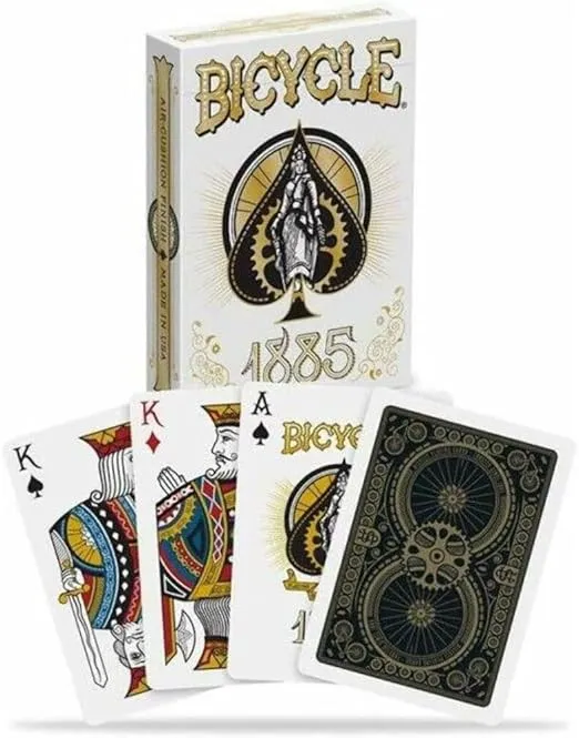 Bicycle 1885 Anniversary Playing Cards (packaging may vary) , White