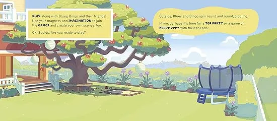 Bluey: Let's Play Outside! Magnet Book