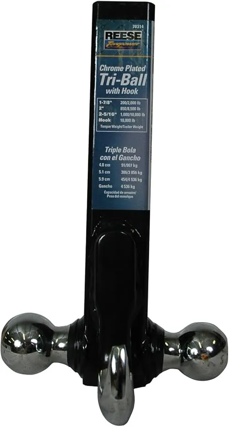 Reese 7031400 Tri-Ball Mount with Hook