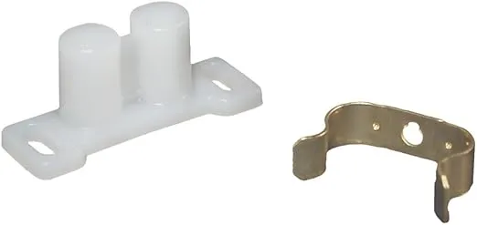 RV Designer H215, Barrel Catch with Metal Clip, 6 Per Pack, Cabinet Hardware