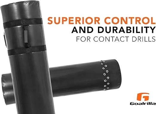 Goalrilla Durable Tackling Dummy with Heavy-Duty Handles for Football Contact Drills, Kickboxing, and More (TR0001W)