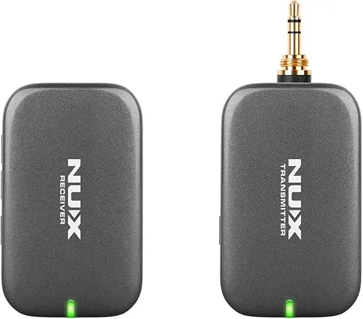 NUX B-7PSM 5.8 GHz Wireless in-Ear Monitor System, Stereo IEM,Charging Case Included, Stereo Audio transmitting, Designed for Live Shows and Band Rehearsals,not Suitable for Personal Silent Practice