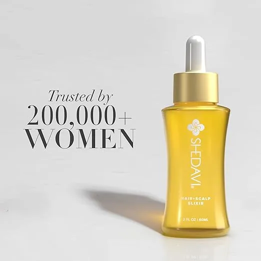 Iconic Vegan Hair Serum with Botanicals - Growth Treatment for Women & Men's Dry, Damaged Hair and Scalp with Argan, Coconut, Castor, and Tea Tree Oils