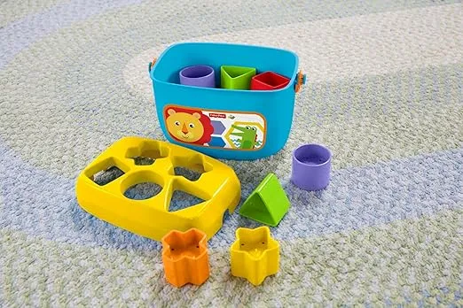 Fisher-Price Stacking Toy Baby's First Blocks Set of 10 Shapes for Sorting Play for Infants Ages 6+ Months