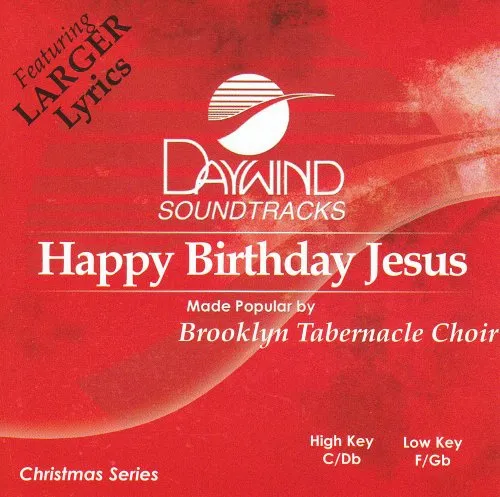 Happy Birthday Jesus Accompaniment/Performance Track
