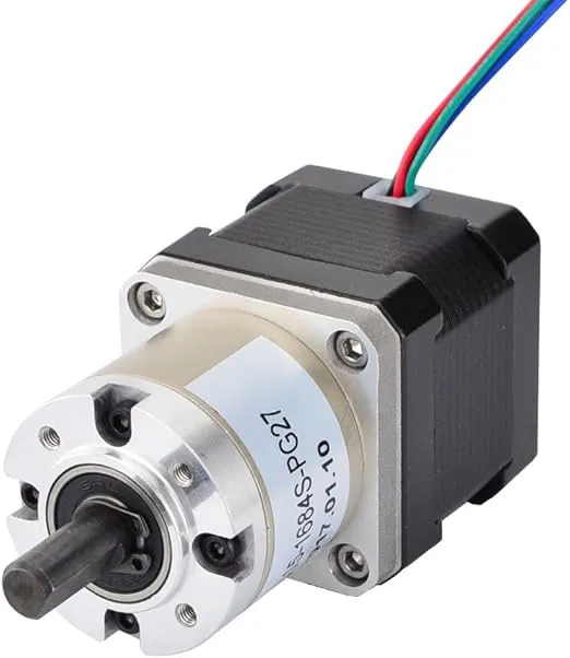 STEPPERONLINE 27:1 Planetary Gearbox Nema 17 Stepper Motor 1.68A for DIY CNC Robot 3D Printer