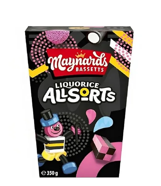 Bassetts Liquorice Allsorts Carton - 350g