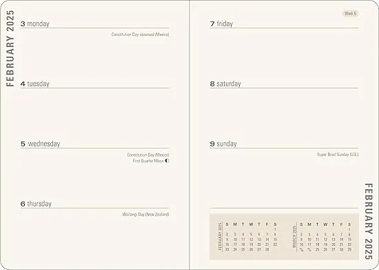2025 Art Nouveau Weekly Planner (16 months, Sept 2024 to Dec 2025)