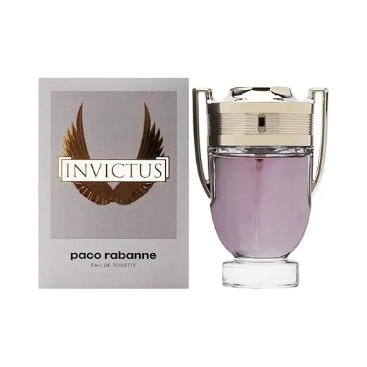 Paco Rabanne Invictus Fragrance For Men - Ecstatically Addictive - Scent Of Victory - Notes Of Sea Grapefruit And Guaiac Wood - Smash Up Of Freshness And Heat - Powerful Stimulant - Edt Spray - 3.4 Oz
