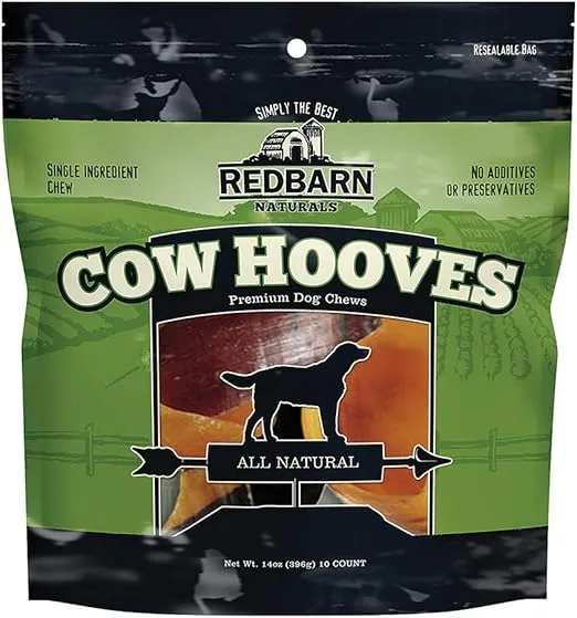 Redbarn Cow Hooves 10pk Natural Dog Chew (1-Count)