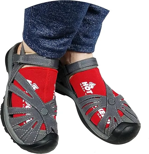 Neoprene Toe Warmers - Worn Inside Shoes or Boots - 3 Sizes - Cycling, Hiking, Winter Sports, Camping, Work & Construction Boots