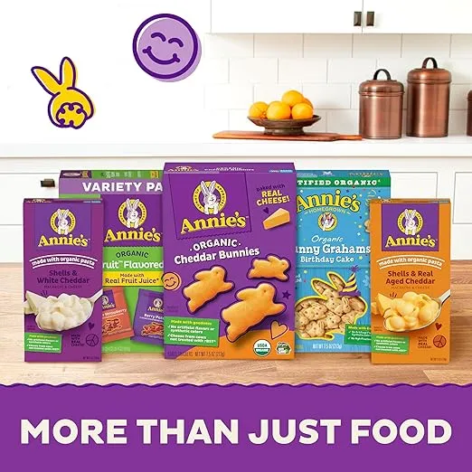 Annie's Sour Bunnies Fruit Flavored Snacks, Cherry, Lemon & Orange Flavors, Made With Organic Fruit Juice, Value Pack, 15.4 oz