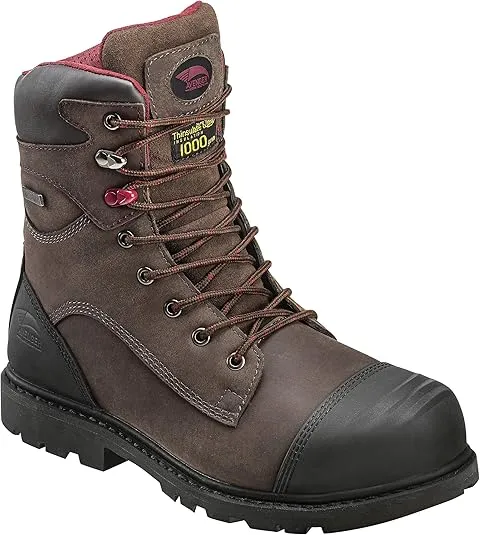 FSI Avenger Men's Hammer 8" 1000g Insulated Waterproof Carbon Toe Puncture Resistant EH Work Boot