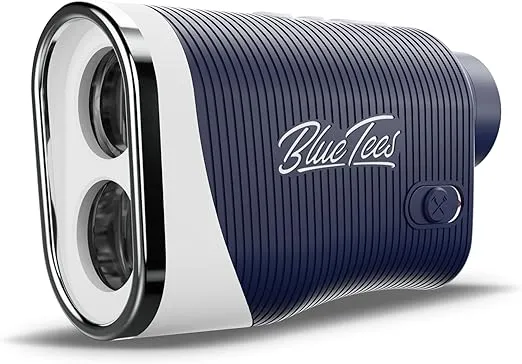 Blue Tees Golf Series 3 Max+ Golf Rangefinder with Slope Switch, 1000 Yards Range Finder, 6X Magnification Laser Rangefinder, Slope Measurement, Magnetic Strip, Flag Pole Locking with Pulse Vibration