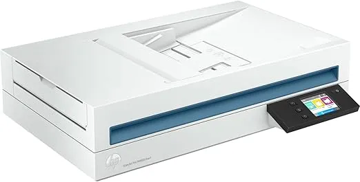 HP ScanJet Pro N4600 fnw1 Professional Scanner, ADF, CIS scanning Technology, Flatbed (20G07A)