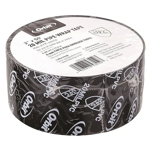 Orbit Sprinkler System 2-Inch X 50-Foot 20 Mil Pipe Wrap Tape 53550