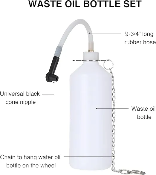 3L Brake Liquid Bleeding Kit, Oil Change Manual Bleeding Tool for Most European Automotive Main Cylinder Bleeding(NOT FIT for American CAR MODLES)