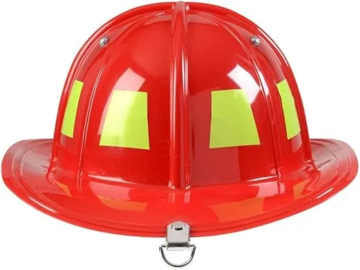 Aeromax Jr. Firefighter Helmet, Red, Adjustable Youth Size