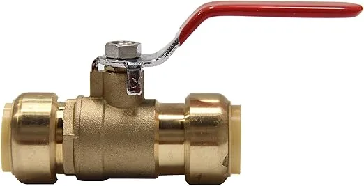 EFIELD 1/2 Inch Ball Valve for Push-Fit Valve Full Port Ball Valve With A Disconnect Clip