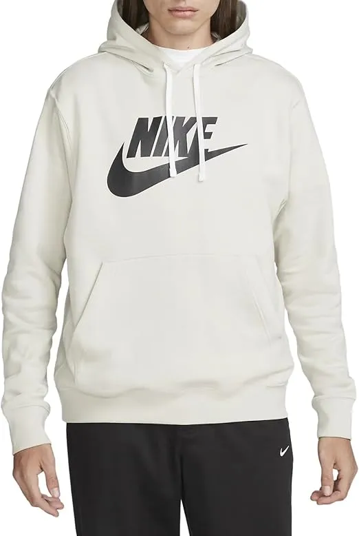 Nike Sportswear Club Fleece Men's Graphic Pullover Hoodie Mens Size-Large