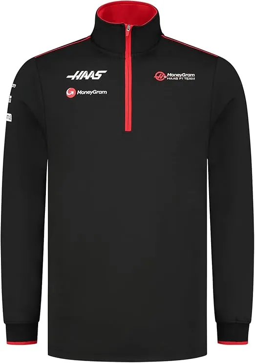 CMC Motorsports Haas Racing F1 2023 Team Fitted 1/4 Zip Sweater