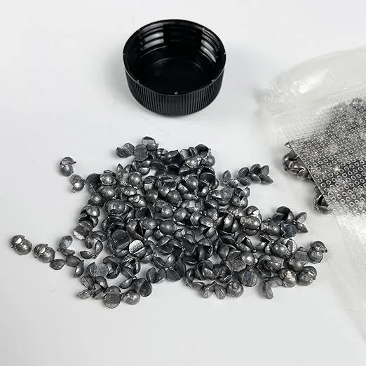 Removable Split-Shot,500Pcs Lead Sinking Split Shots Fishing Sinkers,Fishing Weights Sinkers