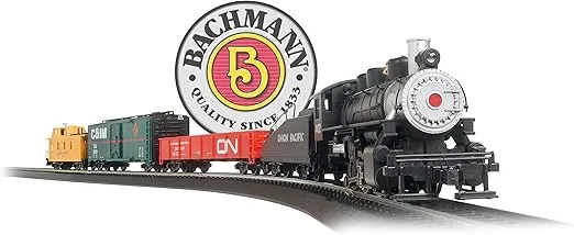 Bachmann Trains - Pacific Flyer Ready To Run Electric Train Set - HO Scale