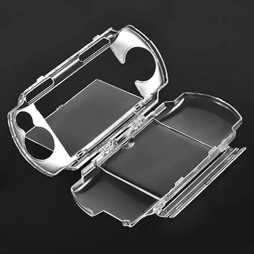 OSTENT Protector Clear Crystal Travel Carry Hard Cover Case Shell for Sony PSP 1000 Game Console