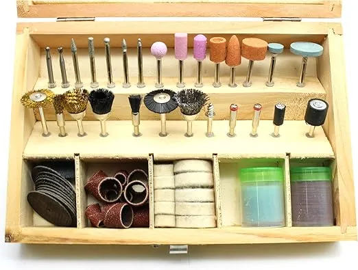 TEMO 100 pc Rotary Tool Accessory Set for Dremel and Other Rotary Tools