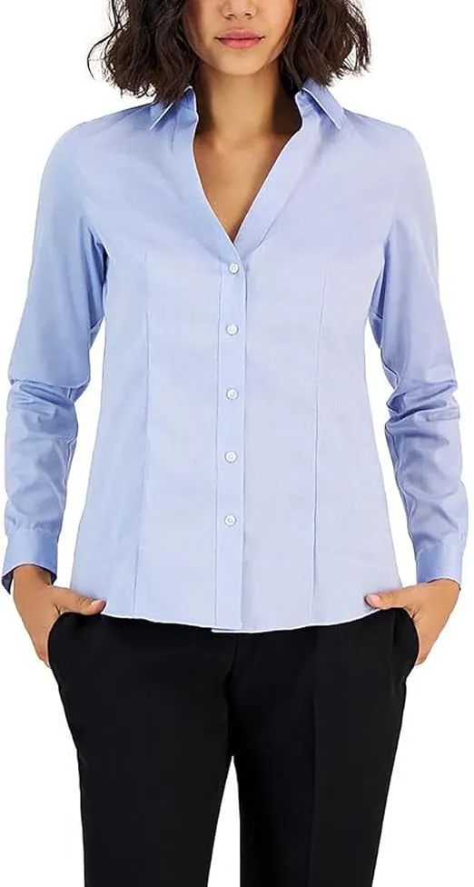 Jones New York Women's Long Sleeve Easy Care Shirting