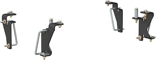 CURT 16420 5th Wheel Installation Brackets, Select Dodge, Ram 1500, 2500, 3500 Black