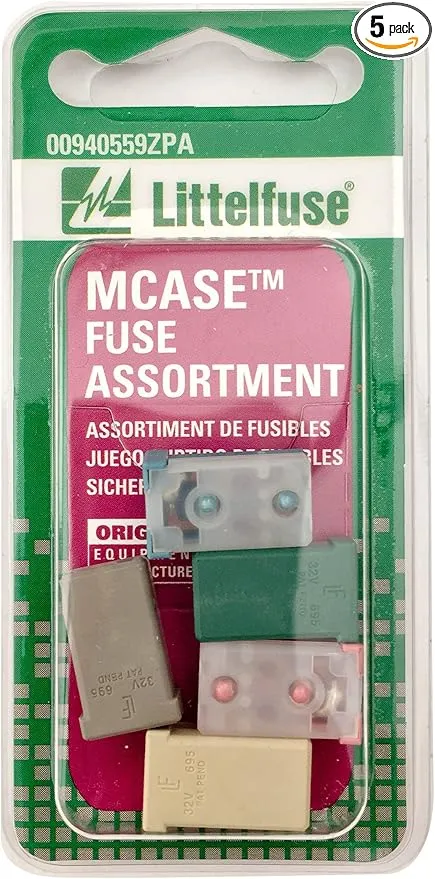 Littelfuse 00940559ZPA MCASE 32V Fuse Assortment, (Pack of 5)