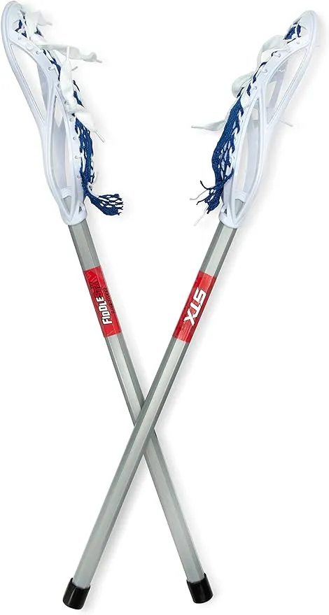 STX FiddleSTX Two Pack Mini Super Power with Plastic Handle and One Ball, 30-Inch,White/Grey